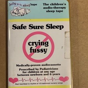 Safe Sure Sleep Calming Cassette Baby Go To Sleep Tape No Crying No Fussing